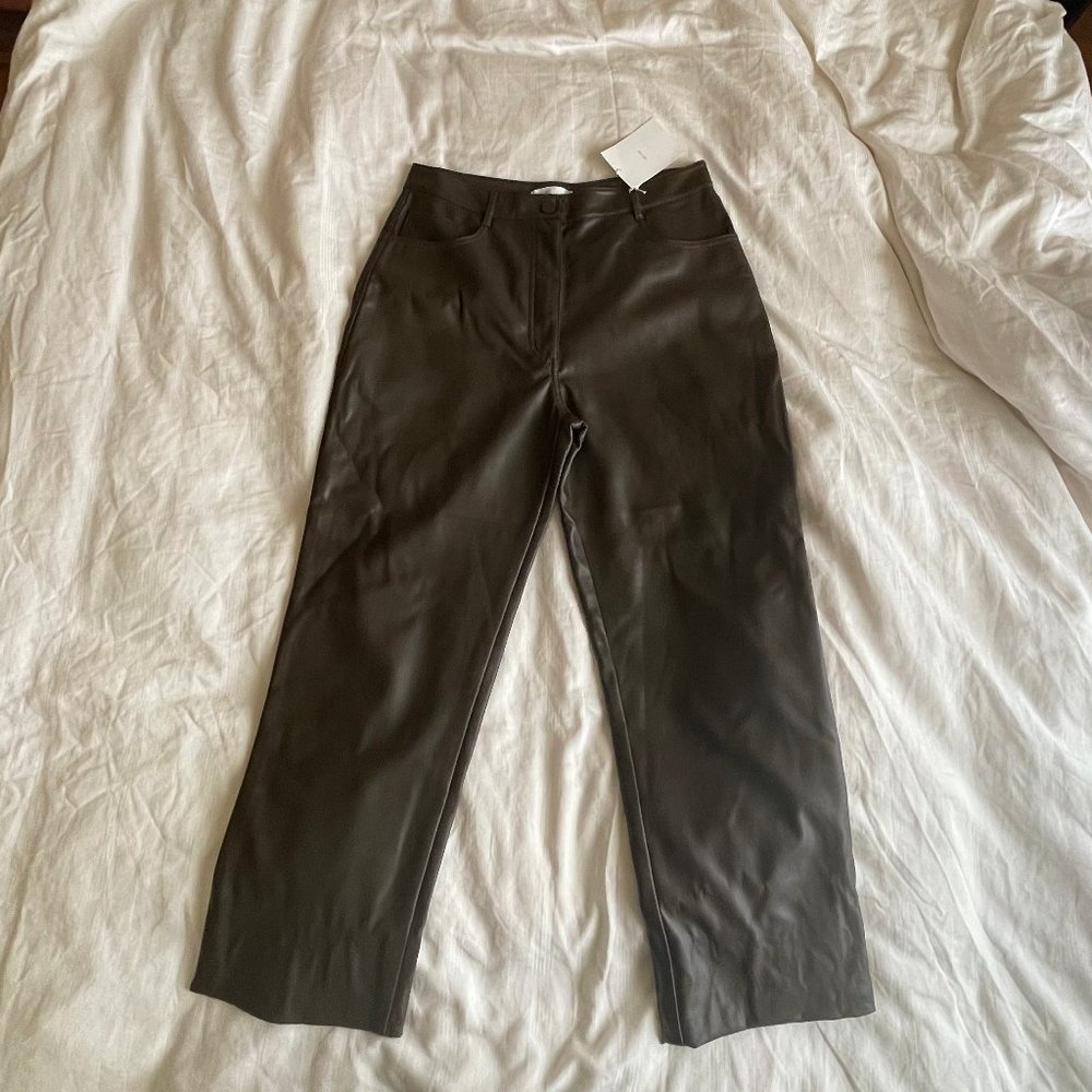 Oak and Fort Vegan Leather pant